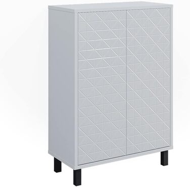 Пенал для ванної Vicco Agasta, білий глянець, 56.2x83.2 см, 3 полиці