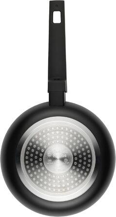 Набір сковорідок Russell Hobbs COMBO-8694 Shield 3 шт. (20/24/28 см) з антипригарним покриттям для індукції, стійкий до металевого посуду, 5 років гарантії, чорний