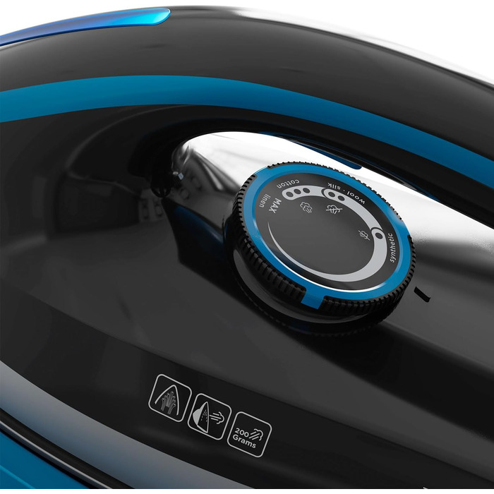 Парова праска-станція BLACK+DECKER BXSS2401E, 2400 Вт, знімний бак 1,5 л, паровий удар 200 г/хв, регулювання температури, ECO-режим, готовність за 1 хвилину