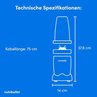 Nutribullet Pro 900 Блендер для смузі та коктейлів, 900 Вт, Оливково-зелений (NB904MASN) - Екстракція поживних речовин, компактний дизайн