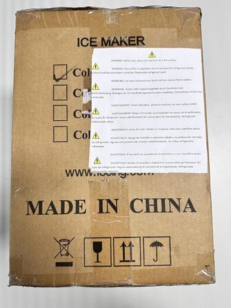 Льодогенератор побутовий з автоочищенням 15 кг/24год, срібний - Ice Maker для дому та офісу