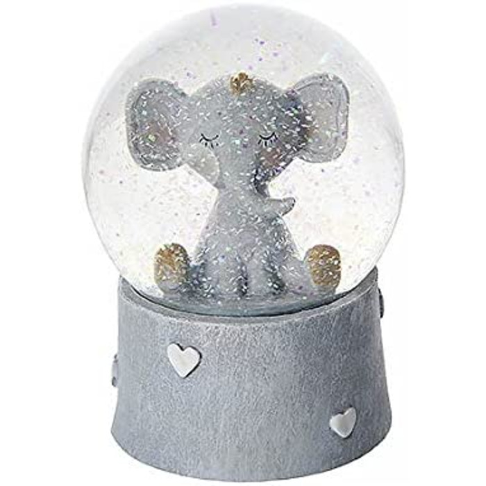 Снігова куля-музична шкатулка Elephant Mousehouse Gifts для дітей, подарунок для хлопчика чи дівчинки, дитяча декорація