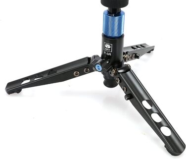 Монопод SIRUI P-324SR+VH-10X з опорною ніжкою і відеоголовою, вуглецевий, 20° нахил, 360° обертання
