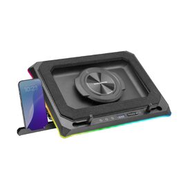Охолоджуюча підставка для ноутбука Mars Gaming MNBC-Ultra, 140мм вентилятор, RGB Chroma, 5 рівнів нахилу, для ноутбуків до 18