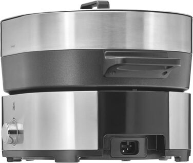 WMF Küchenminis 220 Вт: Міні-пароварка з контейнером для ланчу, компактний, Cromargan® матовий (Пароварка та Hot Pot)