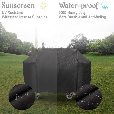 Захисний чохол Onlyfire для гриля Weber Genesis II/II LX 300, водостійкий, стійкий до вигорання