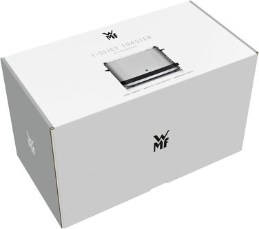 Тостер WMF Küchenminis 1-Слайсовий з довгими слотами XXL, нержавіюча сталь, 7 рівнів підсмажування, захист від перегріву, 600 Вт