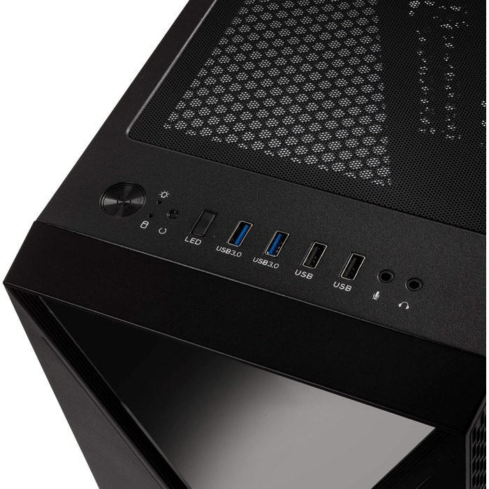Корпус для ПК KOLINK Void X ARGB, ігровий Midi Tower, комп'ютерний корпус з підсвіткою, для геймерського комп'ютера