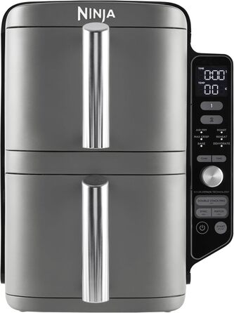 Фритюрниця Ninja Foodi FlexDrawer AF500EUCP: 7-в-1, Dual Zone, Airfryer з подвійними зонами, чорний & мідний колір