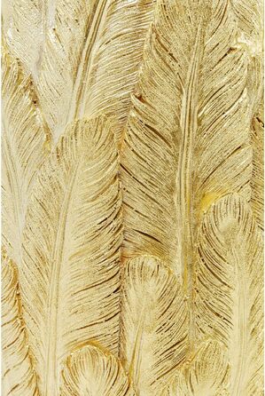 Ваза Kare Design Feathers золота, декоративна настільна ваза для вітальні 92x35x35 см