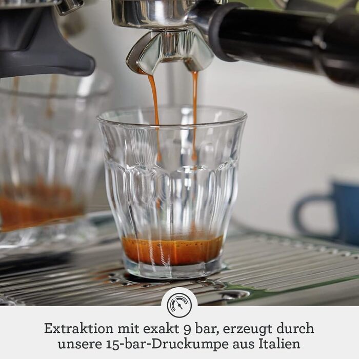 Кавомашина Sage The Barista Express з вбудованим млином та капучинатором – чорний трюфель