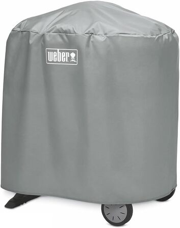 Чохол для гриля Weber Q1000/2000 з підставкою, водонепроникний, дихаючий, захист від ультрафіолету, сірий, з липучкою (7177)