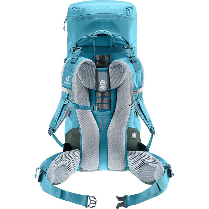 Рюкзак для трекінгу Deuter Aircontact Lite 35+10 SL для жінок, легкий, Lagoon-ivy, 35+10 л