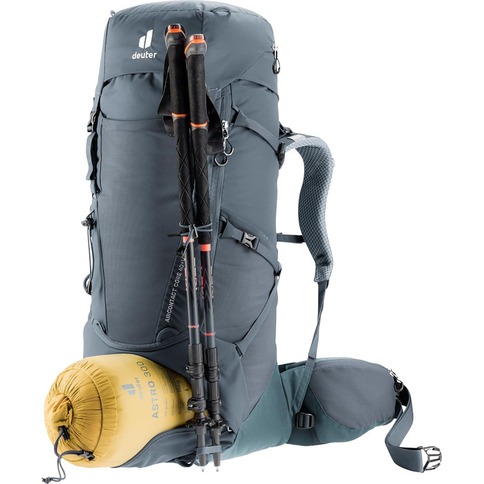 Рюкзак для трекінгу Deuter Aircontact Core 40+10 л, графітовий (модель 2024)
