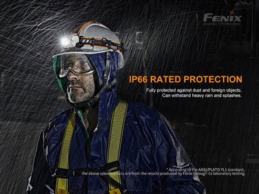Налобний ліхтар Fenix HP25R V2.0 1600 люменів, акумулятор 21700, для туризму, риболовлі, пошуку та робіт