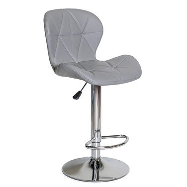 Крісло Hommex Martini Light Grey (арт. H-445 Light Grey/Сhrome base)