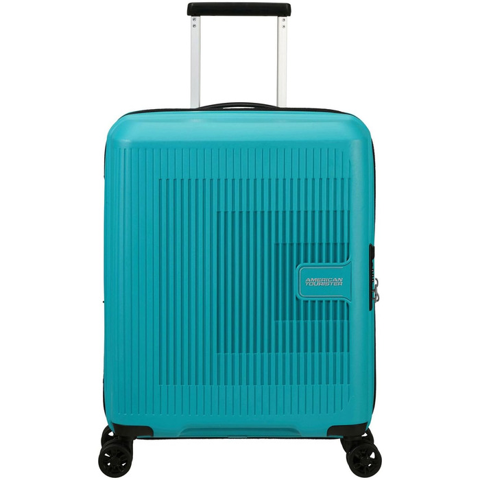 Валіза American Tourister Aerostep на 4 колесах, 55 см, розширювана, бірюзова
