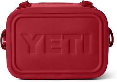 Чорний рюкзак-холодильник YETI Hopper Flip 8 (Rescue Red)