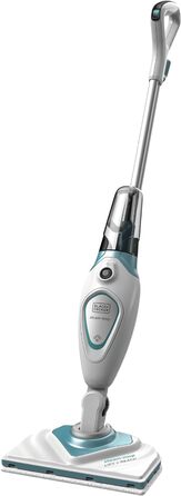 Парова швабра Black+Decker 2-в-1 FSM1616, 1600 Вт, знімна насадка Delta, для гігієнічного та ретельного прибирання, легке керування, 2 серветки в комплекті