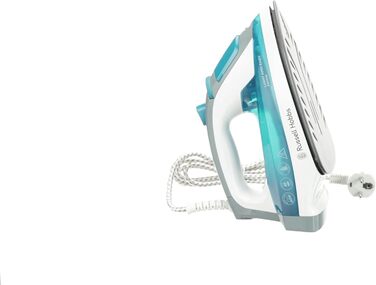 Праска Russell Hobbs Light & Easy 23590-56, 2400 Вт, антипригарна підошва, автоматичне подавання пари, синьо-біла