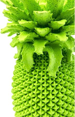 Ваза Kare Design Ananas, велика декоративна ваза для квітів, 30x15x15 см, зелена. Ваза для вітальні, полиці, екзотичний декор