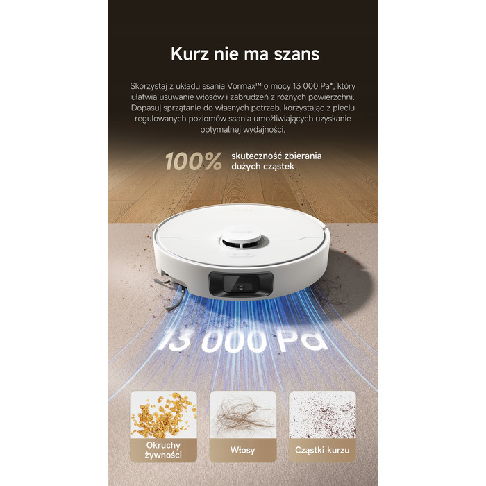 Робот-пилосос Dreame D20 Pro Plus, білий