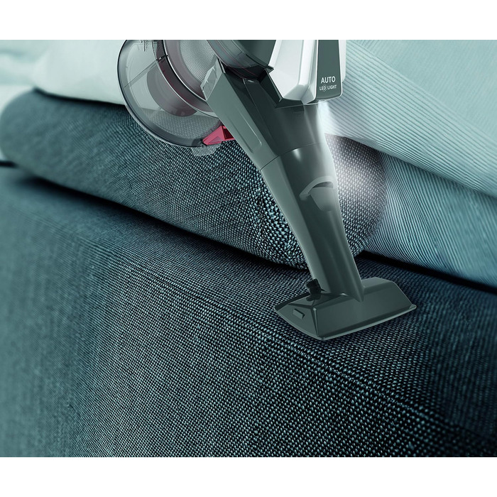 Пилосос акумуляторний Hoover з насадкою для шерсті тварин, до 25 хв роботи, без мішка, вертикальний, LED-підсвітка [HF322AFP]