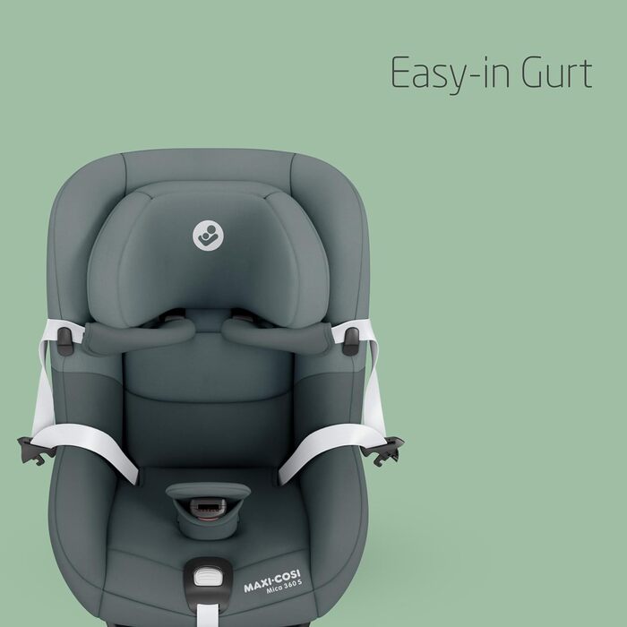 Дитяче автокрісло Maxi-Cosi Mica 360 S i-Size з ISOFIX, для дітей від 40 до 150 см, Tonal Graphite