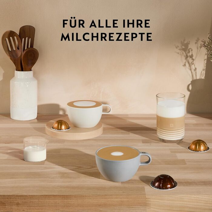 Nespresso Krups XN910B Vertuo Next: Кавомашина капсульна, 1.1л, розпізнавання капсул, 6 розмірів, сірий