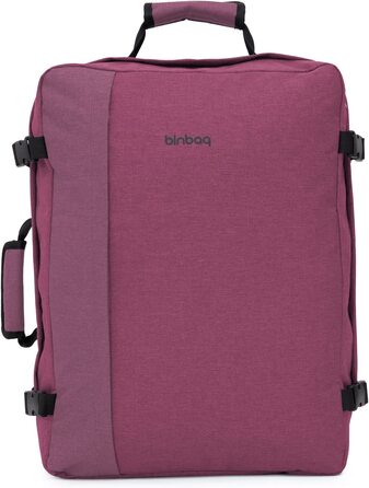 Ультралегкий туристичний рюкзак blnbag M3, 35 л, бордовий, універсальний, з м'якими регульованими лямками або ручкою для перенесення, для подорожей, унісекс
