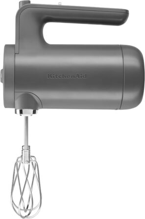 KitchenAid 5KHMB732EDG: Бездротовий ручний міксер антрацитового кольору, 7 швидкостей