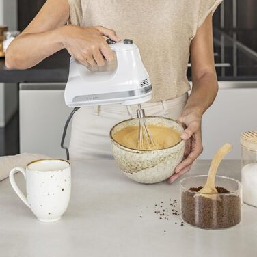 Ручний міксер KitchenAid Classic 5KHM5110EWH, 5 швидкостей, білий