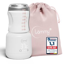 Підігрівач для пляшечок Lämmy – акумуляторний, портативний, точний, не протікає, компактний – для всіх пляшечок, USB