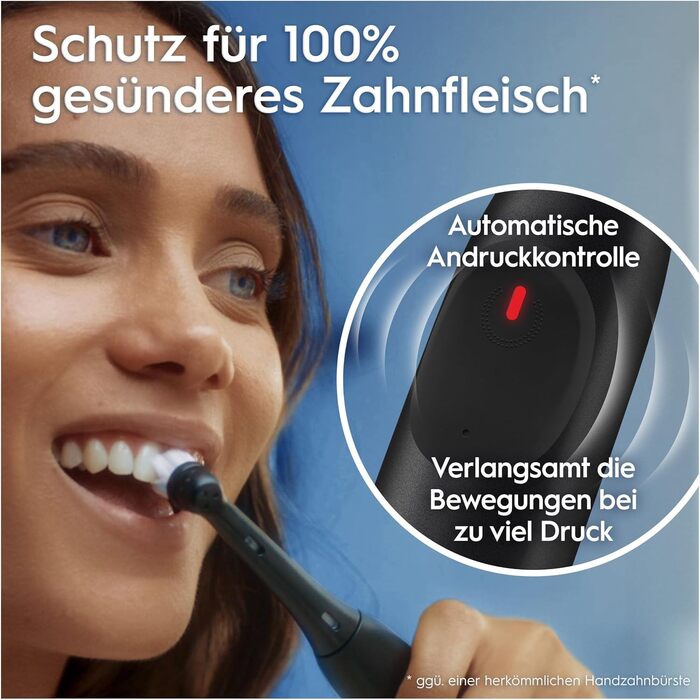 Електрична зубна щітка Oral-B iO Series 2 з магнітною технологією, 3 режими чищення, колір Night Black