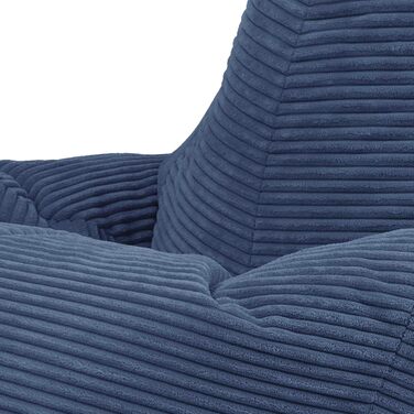 Крісло-мішок Icon Dalton для геймерів, 2 шт., Denimblau (синій джинс) - зручне крісло для вітальні, спальні