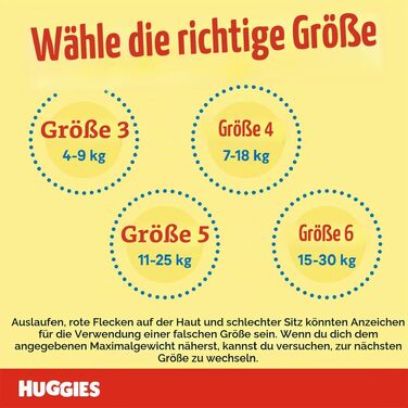 Підгузки Huggies Unistar, розмір 6 (15-30 кг), 72 шт.