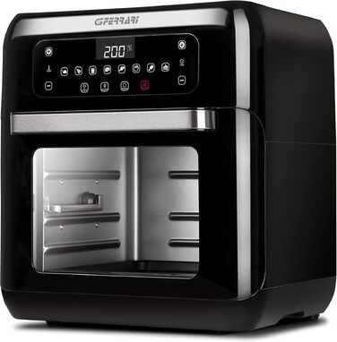 Аерофритюрниця G3 Ferrari Friggisano 2.0 G10136, 1500 Вт, 11 л, 9 програм, цифровий дисплей, підсвітка, чорна