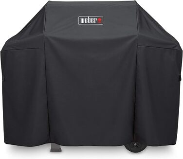 Преміум чохол для гриля Weber Spirit/Spirit II 300, водо- та UV-захист, дихаючий, з липучкою, чорний