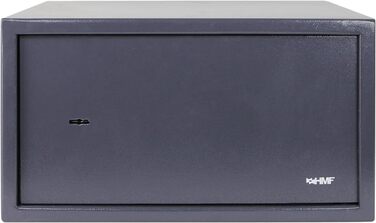 Сейф HMF 49217-11 з ключем, меблевий, антрацит, 31x17x25 см