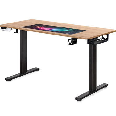 Стіл Mealux PowerDesk Duo Mahogany (арт. EVO-242 Duo Mahogany / B)