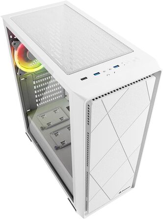 Корпус для ПК Sharkoon VS8 RGB Midi ATX, білий
