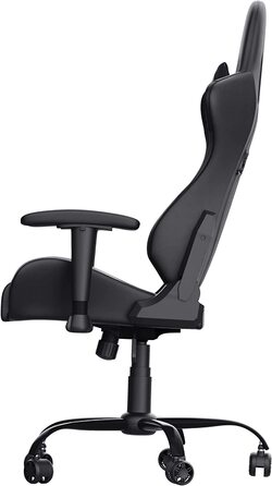Ігрове крісло Trust Gaming GXT 708 Resto, чорне, ергономічне, 360° обертання, знімні подушки, регульована висота, офісне комп'ютерне крісло