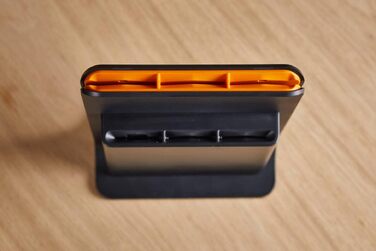 Набір кухонних ножів Fiskars Functional Form з підставкою (5 ножів), чорний пластик