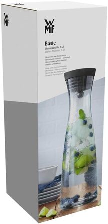 Скляна карафа WMF Basic 1,5 л з кришкою та ситом для льоду та фруктів