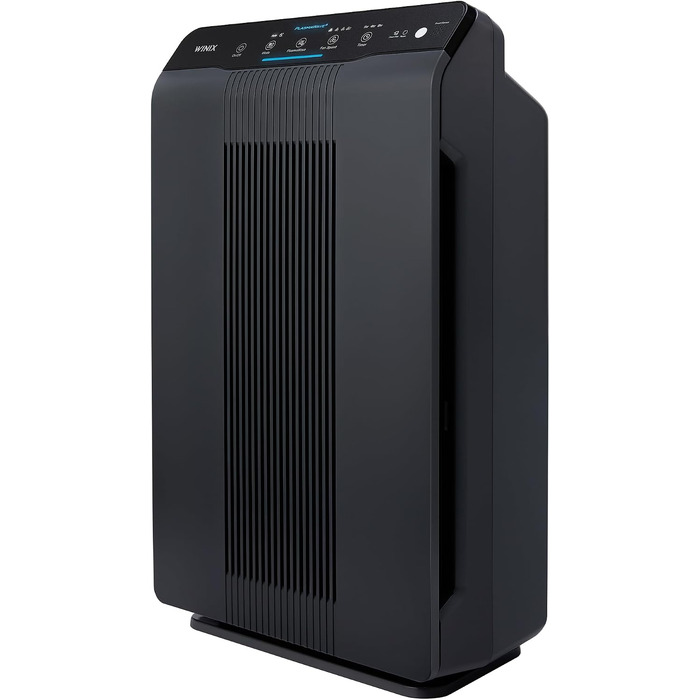 Очищувач повітря Winix 5500-2 для алергіків та курців, PlasmaWave, CADR 390м³/год, до 99м², датчик якості повітря, авто- та нічний режими, чорний