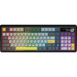 Бездротова механічна клавіатура Ajazz AK980 V2 Maillard Switch Black (AK980-V2-M-BGY)