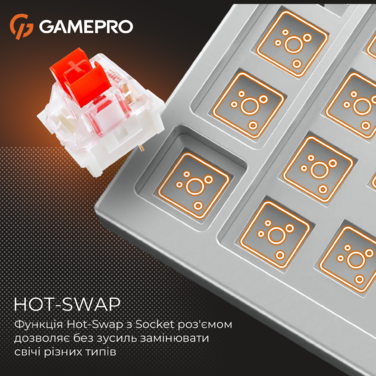 Механічна клавіатура GamePro Genesis Warden (MK160P)