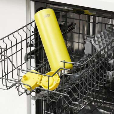 Ion8 вакуумна ізотермічна пляшка з нержавіючої сталі 1 л, 920 мл, герметична, зручна кришка, для спорту, йоги, жовта OneTouch 2.0