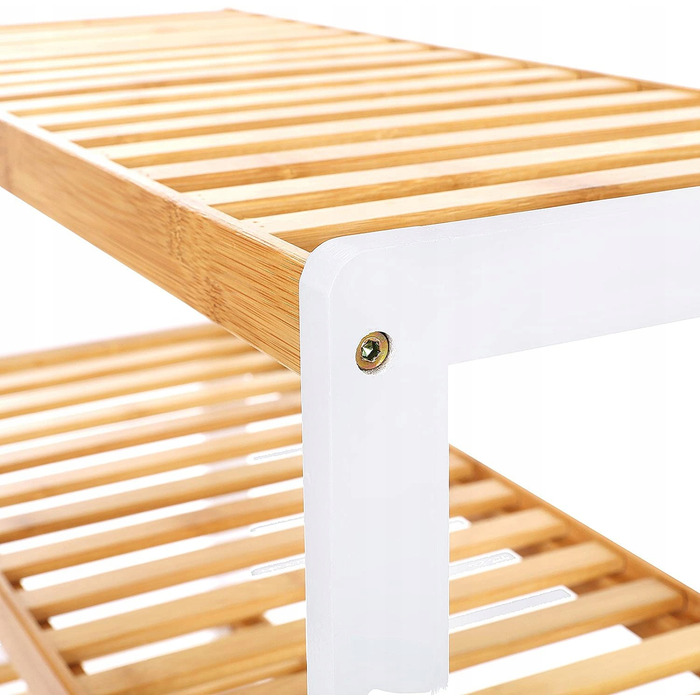Полічка для взуття Songmics, 70 x 55 x 26 см, відтінки коричневого