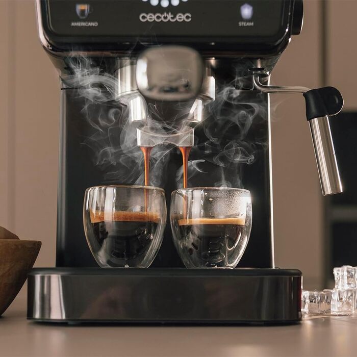 Еспресо-машина Cecotec Power Espresso 20: еспресо, капучино, холодний кави, 20 Bar, професійна якість. Touch ColdBrew